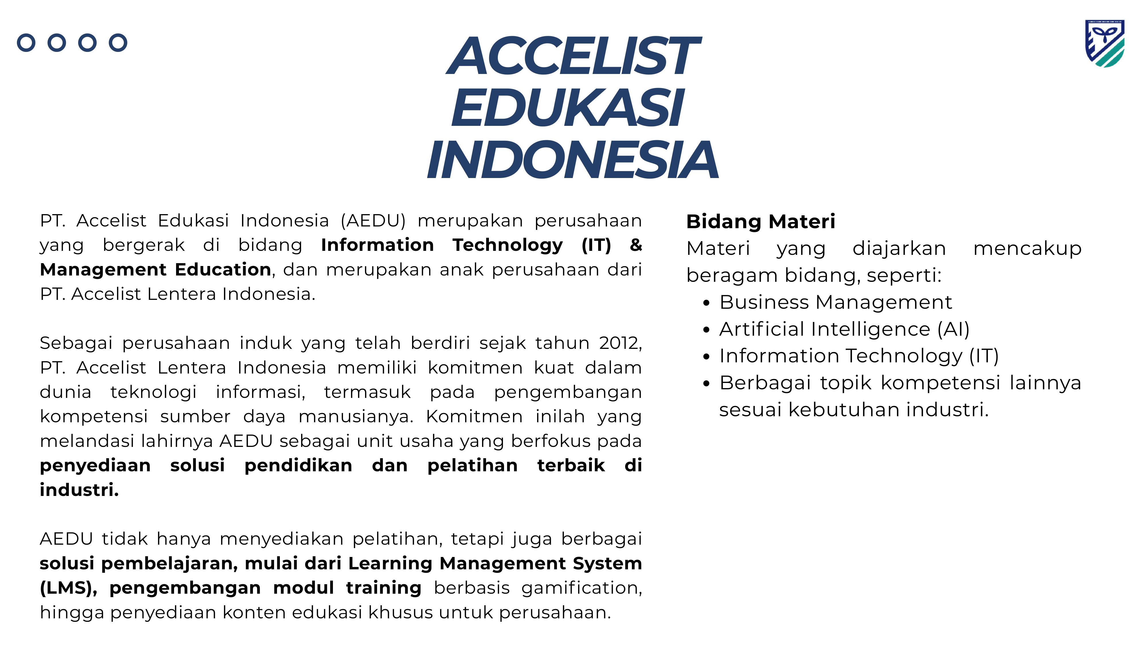 Company Profile Page 2