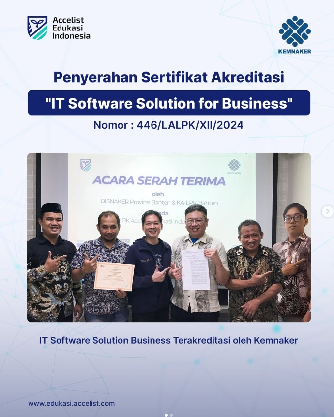 AEDU Raih Sertifikat Akreditasi, Siap Tingkatkan Pelatihan Berkualitas untuk Tenaga Kerja Profesional